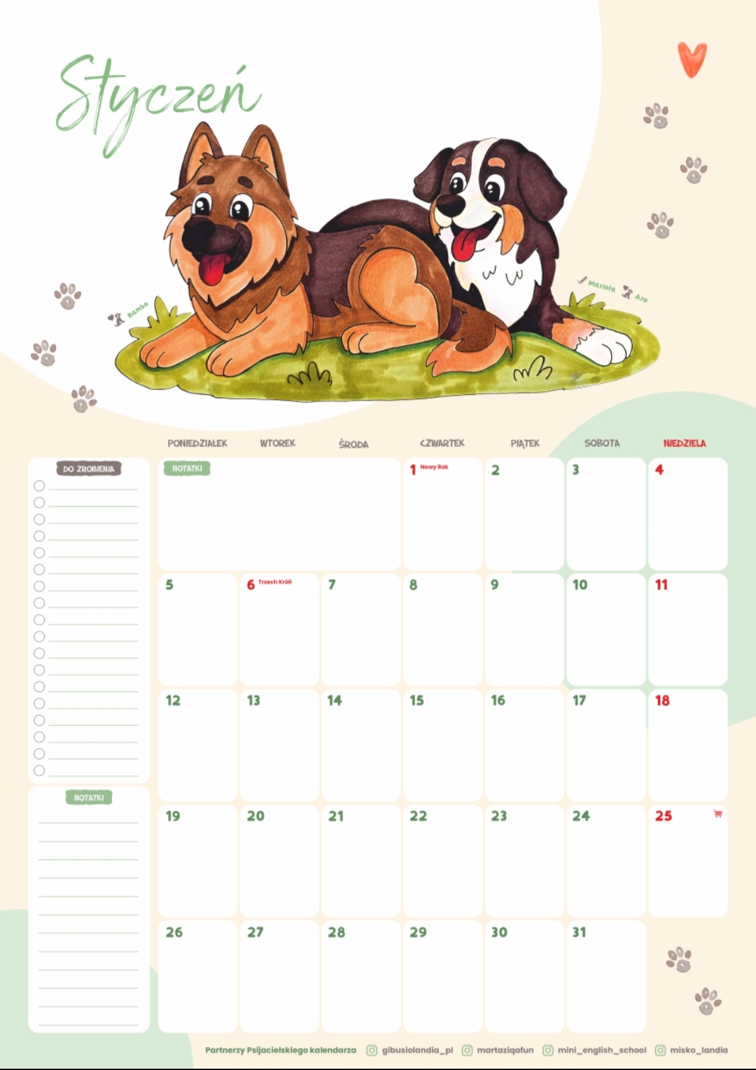 PSIJACIELSKI KALENDARZ vol.3 - obrazek 2
